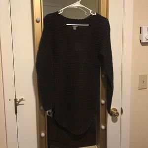 Charlotte Russe long knit sweater
